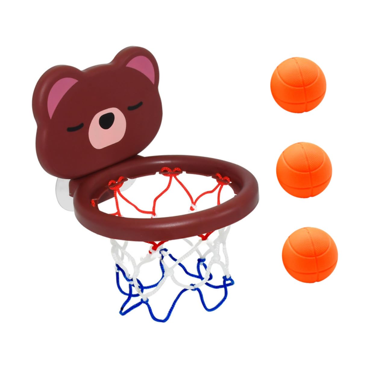 Veemoon Suction Cup Basketball Hoop, Cartoon Basketball Hoop Suction Cup Basketball Hoop for Outdoor Basketball Shooting Game