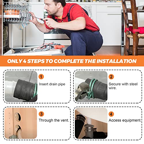 Universal-8269144A-Dishwasher-Drain-Hose-Extension-6-12-ft-80-inches-Replacement-for-Kenmore-Whirlpool-Amana-Crosley-Estate-Inglis-Roper-Replaces-wdf110pabb4wdt710paym2wdt970sahnowdf310plab2