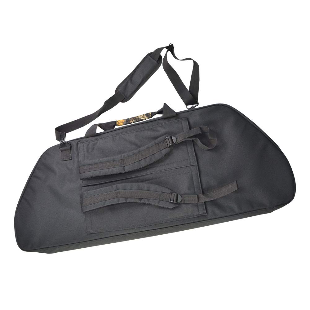 Sac De Transport Pour Arc Compound - Léger 100x45x5cm - Toile Noire - Neuf