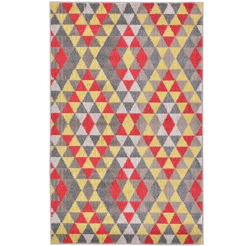 Tapis de cuisine devant évier 80x200 cm rouge absorbant - 6