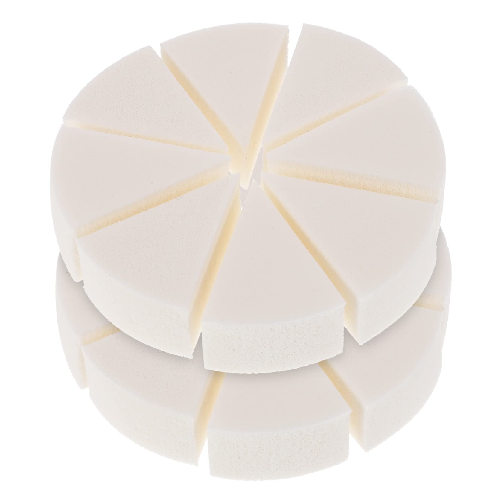BESTYASH 2Sets Wedge Makeup Sponges for Foundation Application Small Lightweight Cosmetic Safe for All Skin Types Makeup Supplies for Home and Travel