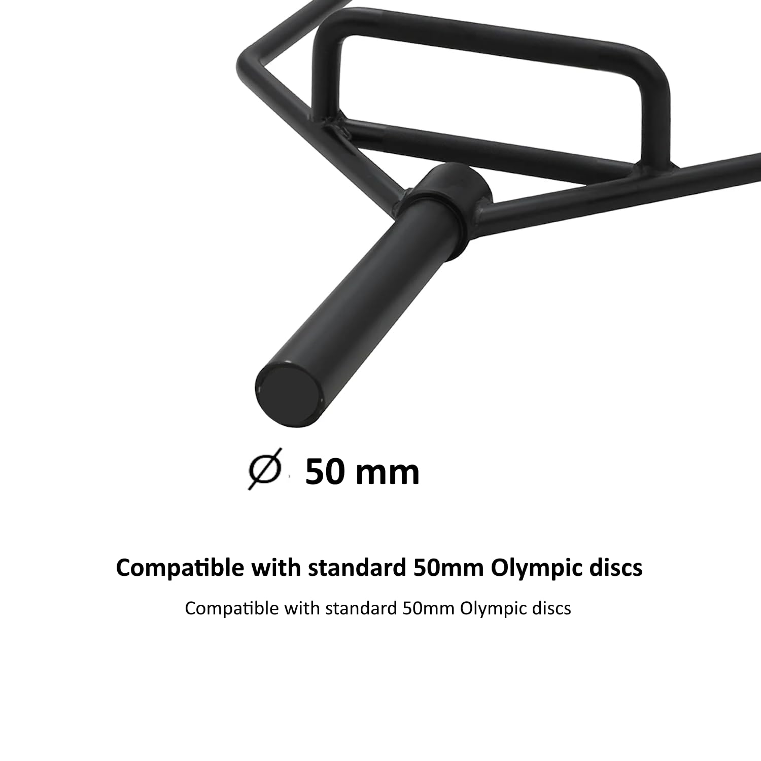 FFitness Bilanciere Esagonale Olimpico Trap Bar Barra Olimpica Hex Bar Compatibile con Dischi Ø50 mm Barra Esagonale per Alzata di Spalle e Stacchi da Terra