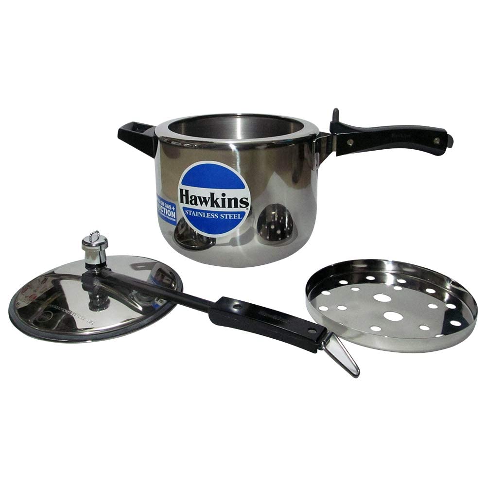 Buy Hawkins Stainless Steel Induction Compatible Base Pressure Cooker