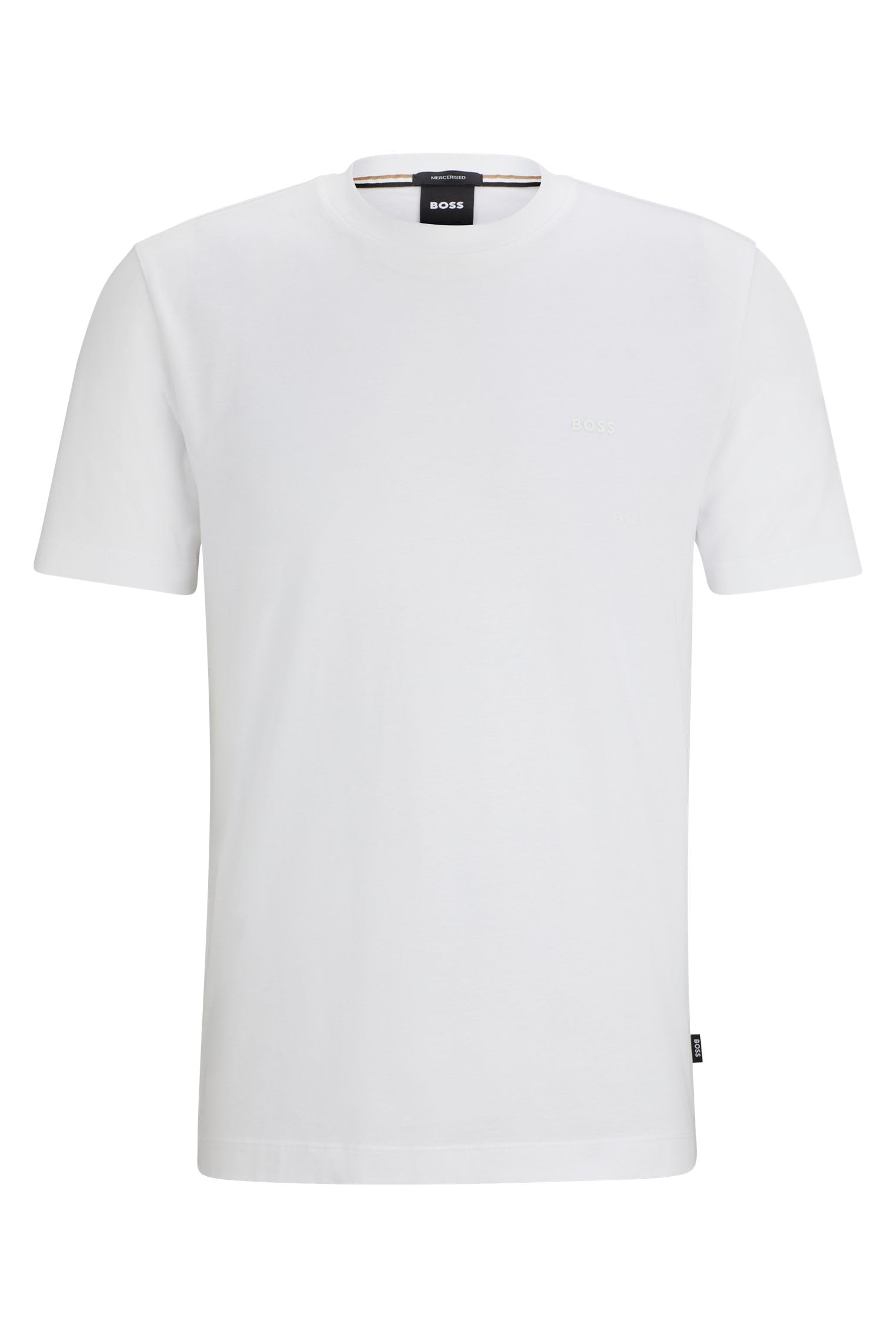 BOSS Mens Thompson 01 Cotton-Jersey Logo T-Shirt in a Regular fit