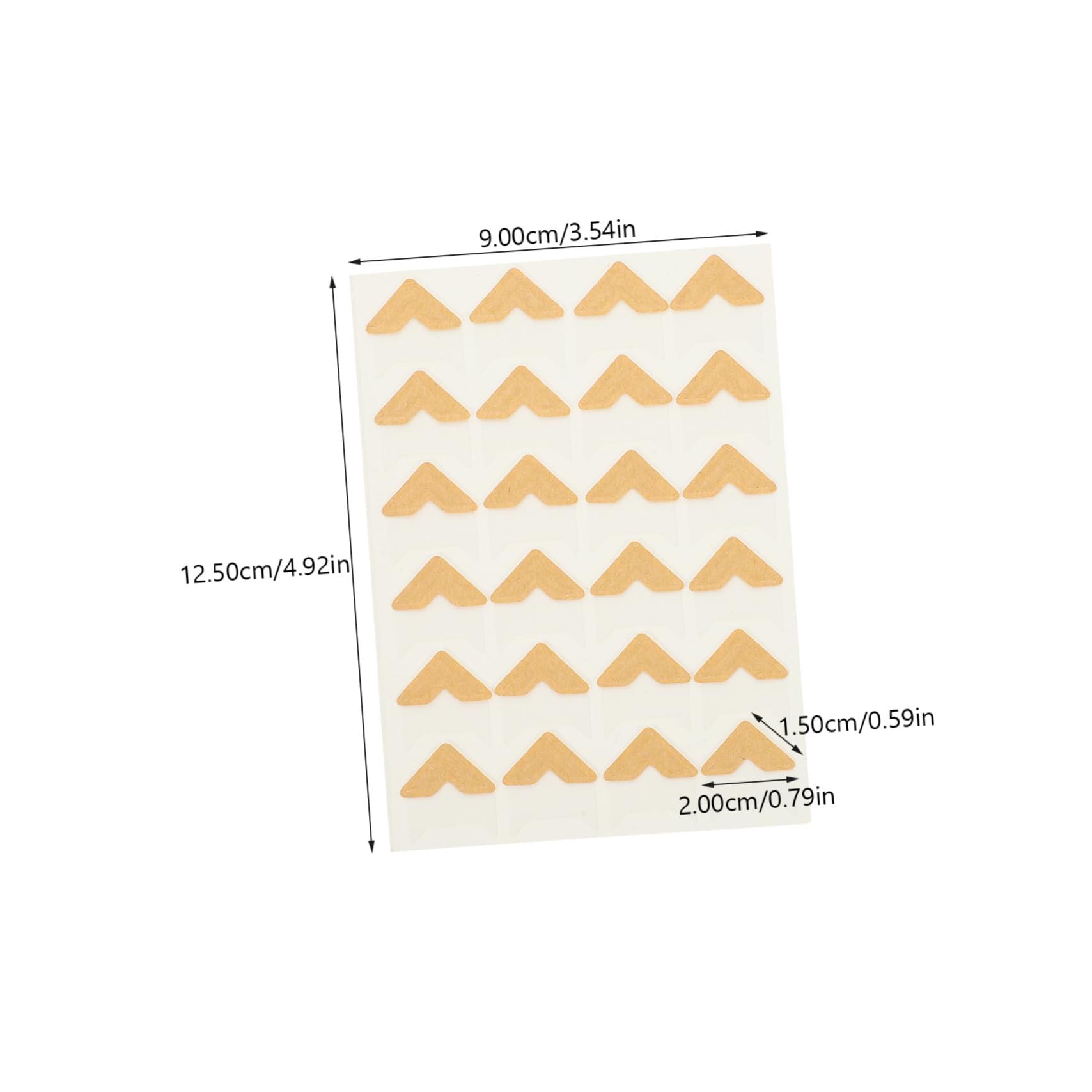 Gogogmee Photo Album Small Decor 10 Sheets of Photo Corners Strong Hold for DIY Projects