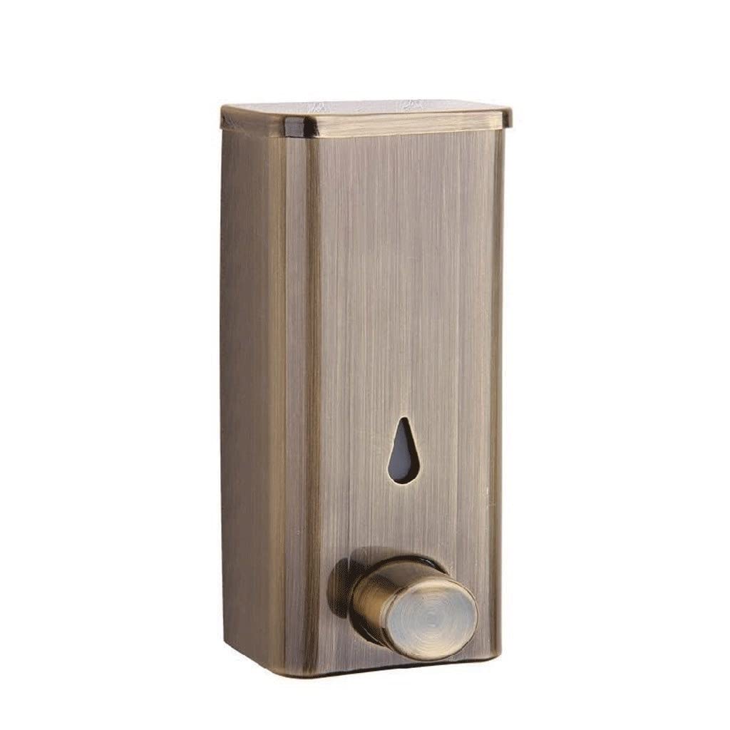 Dispensador de jabón, Dispensador de loción líquida Acero Inoxidable 13(Bronze)