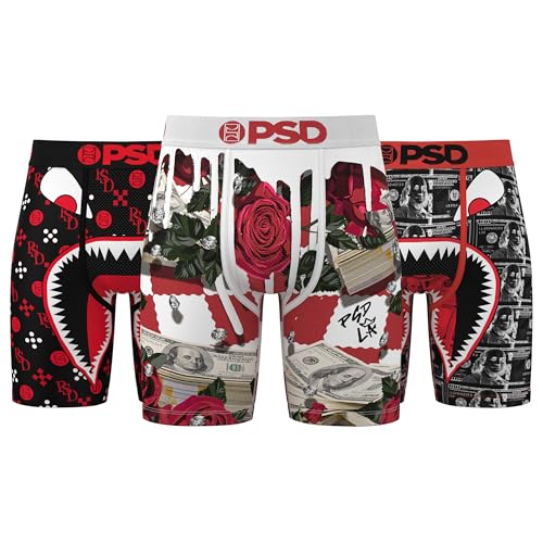 PSD Men's Tough Love Boxer Brief 3-Pack, Multi, XL