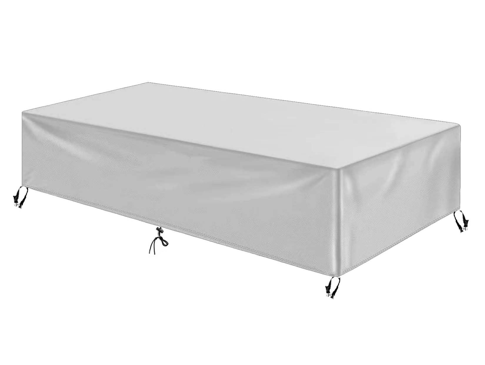 Patio Furniture Covers 72" L x 48" W x 30" H Waterproof Outdoor Table Cover 600D Rectangular Sofa Cover Weatherproof Furniture Covering for Deck Lawn and Backyard 180x120x75cm