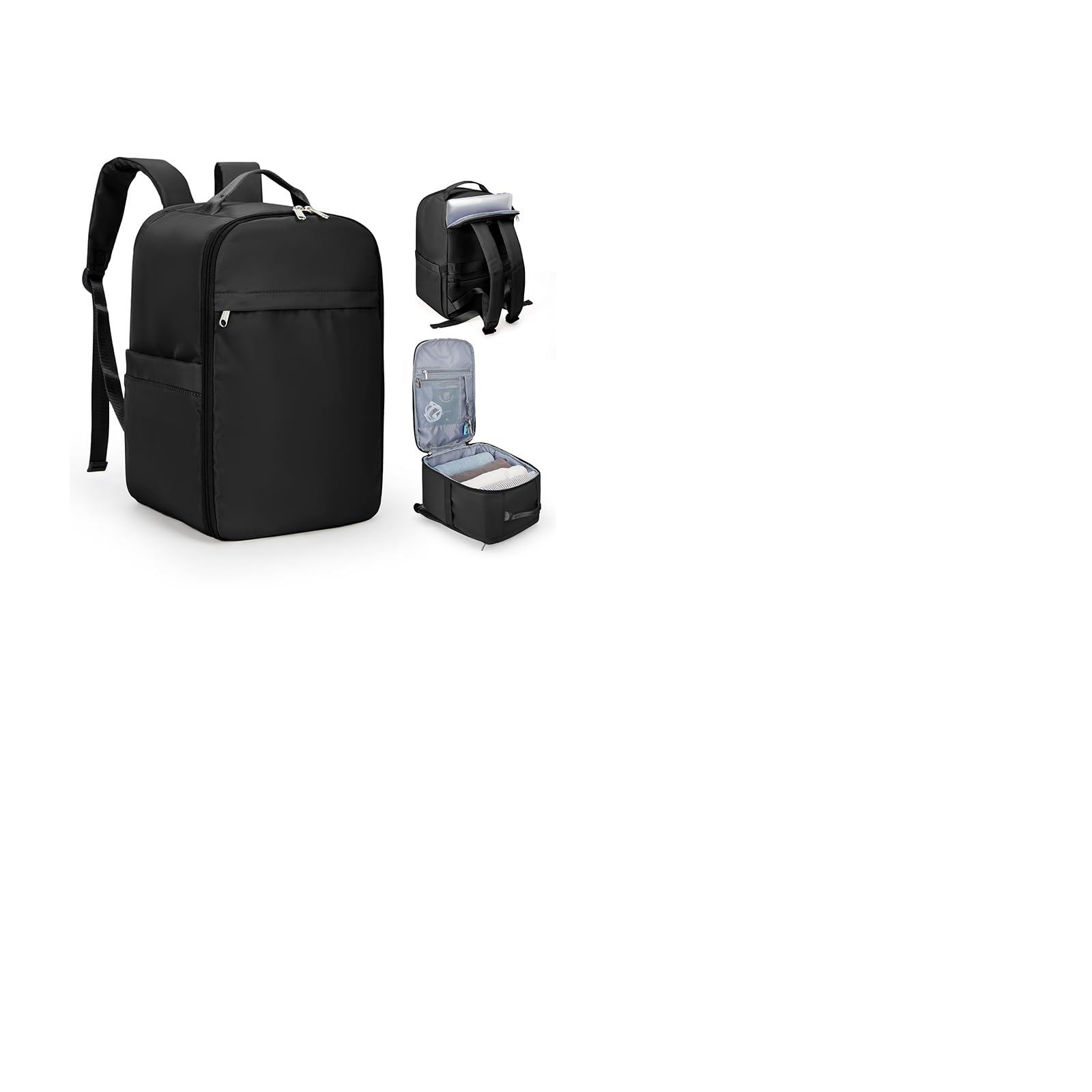 SZLX Borse da Viaggio 45x36x20 Zaino Easyjet Donna Zaino Ryanair 40x20x25 Bagaglio a Mano Zaino impermeabile uomo trekking, Borsa da Viaggio Cabina aereo Zaino per Laptop con Porta di ricarica USB