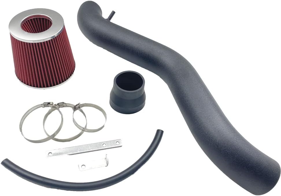 3" Cold Air Intake Kit with Filter Replacement 1998-2002 fit for Honda Accord 2.3L 1997-2001 Prelude 2.2L (Silver&Black)