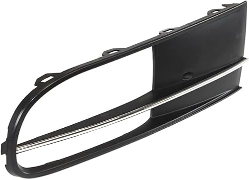 Miniatura 7 de Compatible con cubierta antiniebla Volkswagen Beetle 2013-2019 para el lado del conductor, carcasa negra, inserción cromada, convertible, cupé,