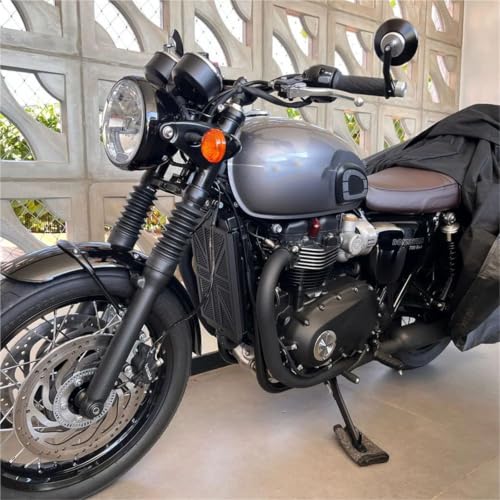 Espejos de manillar retrovisores para rutas de aventura en moto y trayectos urbanos 4