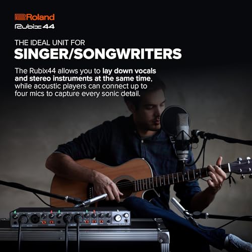Roland RUBIX44 4-In/4-Out High-Resolution Audio-Interface - Die Hi-Res-Lösung für Homestudio-Produzenten
