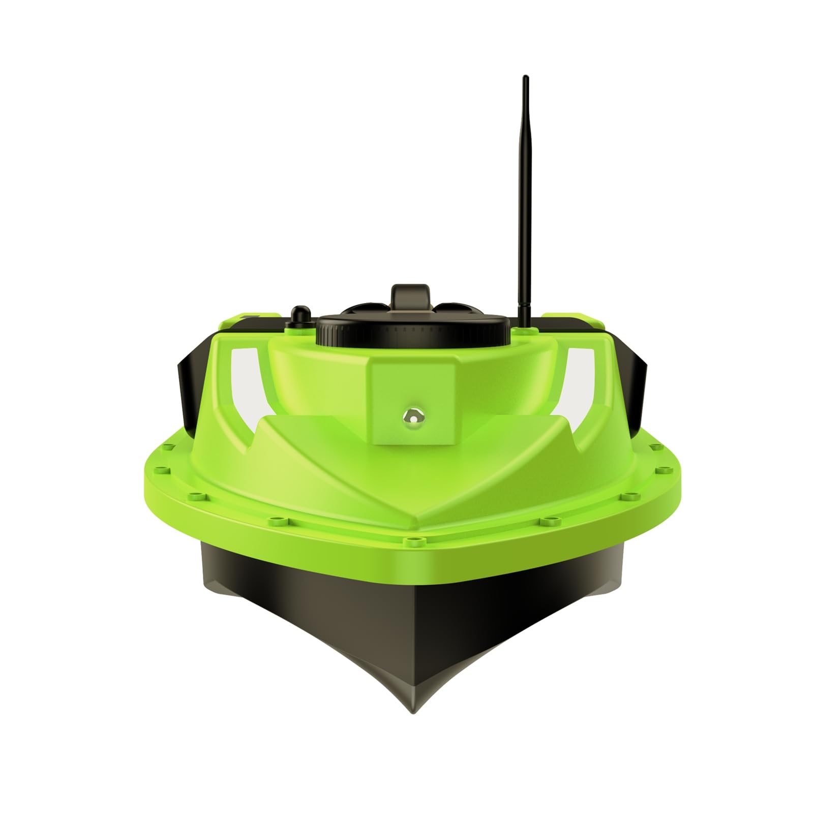 Kavolet Barco de Cebo de Pesca con Control Remoto, Carga 2KG, 500M, con Puntos Piloto GPS para una Experiencia Pesca Suave, Color Negro (12000mAh)