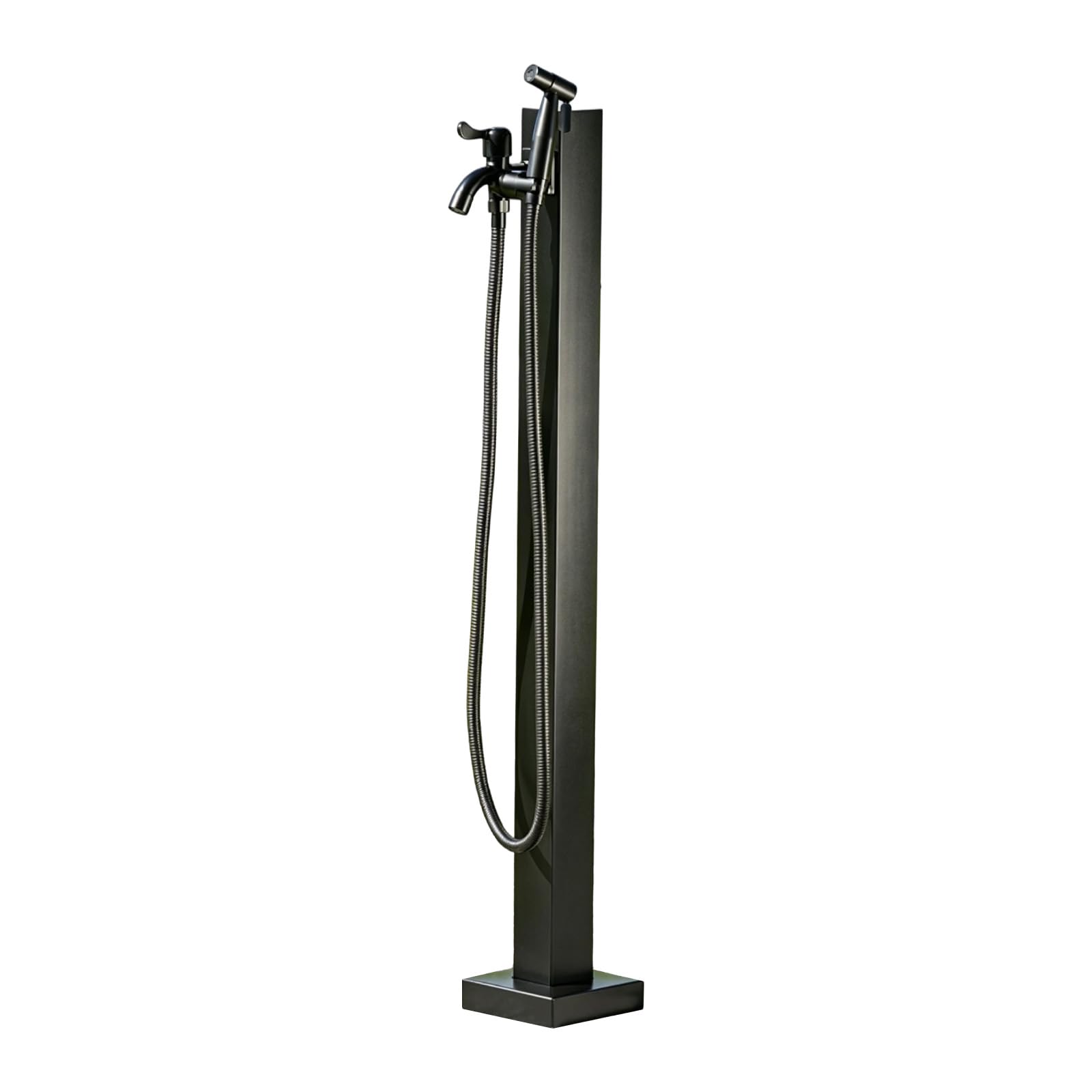 Generic Stainless Steel Garden Water Column, Vertical Water Column with Faucet, Freeze Proof, for Backyards, Lawns,Vegetable Gardens,Courtyards Irrigation,Car Washing, Black-G 95cm