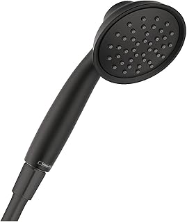 hansgrohe Joleena 4-inch Handheld Shower Head Transitional 1-Spray Full in Matte Black, 04783670 Price In India