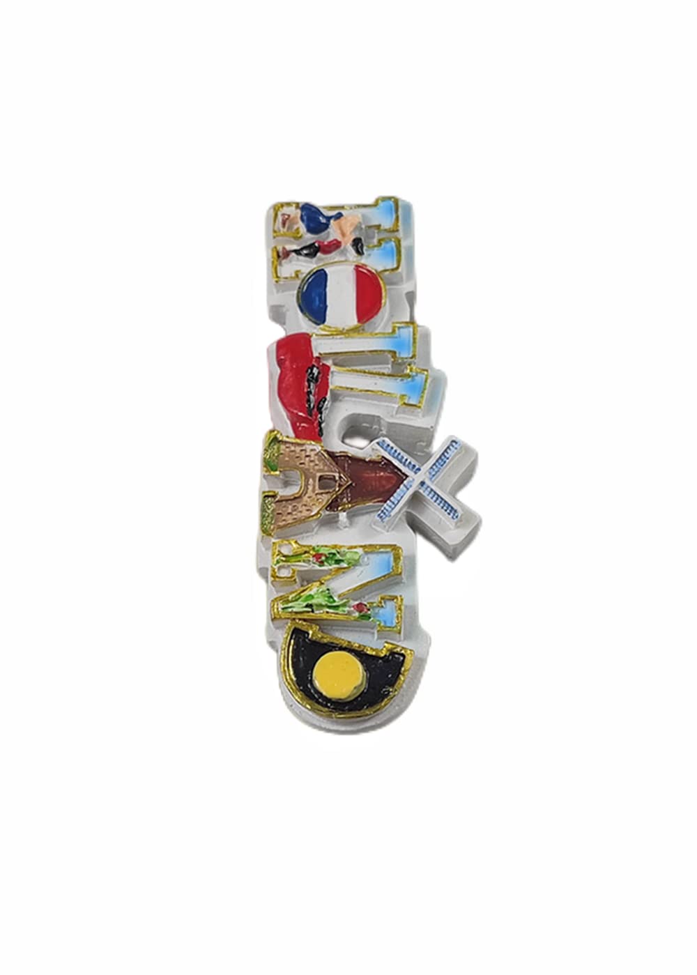 Dwutahcy Aimant De Réfrigérateur 3D En Bois Pour Manitou