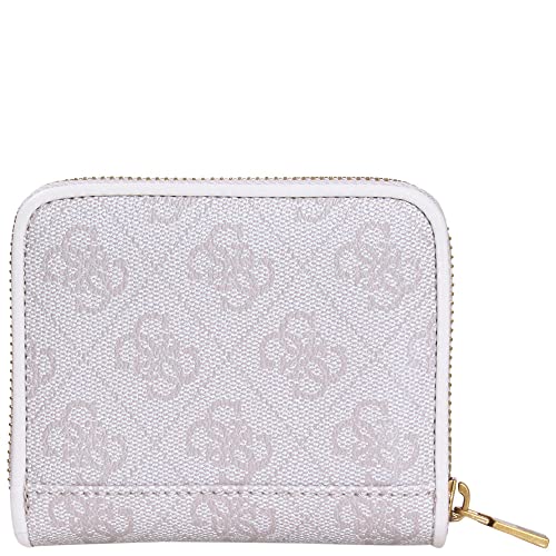 GUESS Izzy Small Zip Around Wallet, Dove Logo3