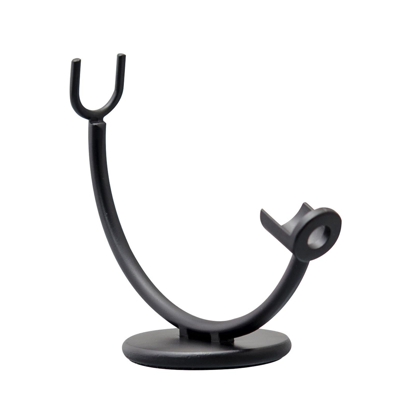 Snorvixre Modern Metal Plated Shaving Shaver Stand with Rustproof Coating and Unique Design Shaving Accessory for Men Grooming Permanent Shaver Holder