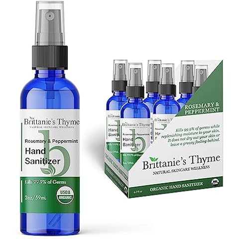 Brittanie's Thyme Organic Hand Sanitizer Spray Cover