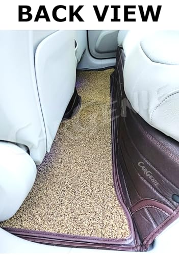 Image of 9D Car Floor Mats for Mahindra 3XO EV | Coffee | Waterproof | Antislip | Faux Leather | Full Coverage | All Weather | Custom Fitted 9D Car Floor Mats