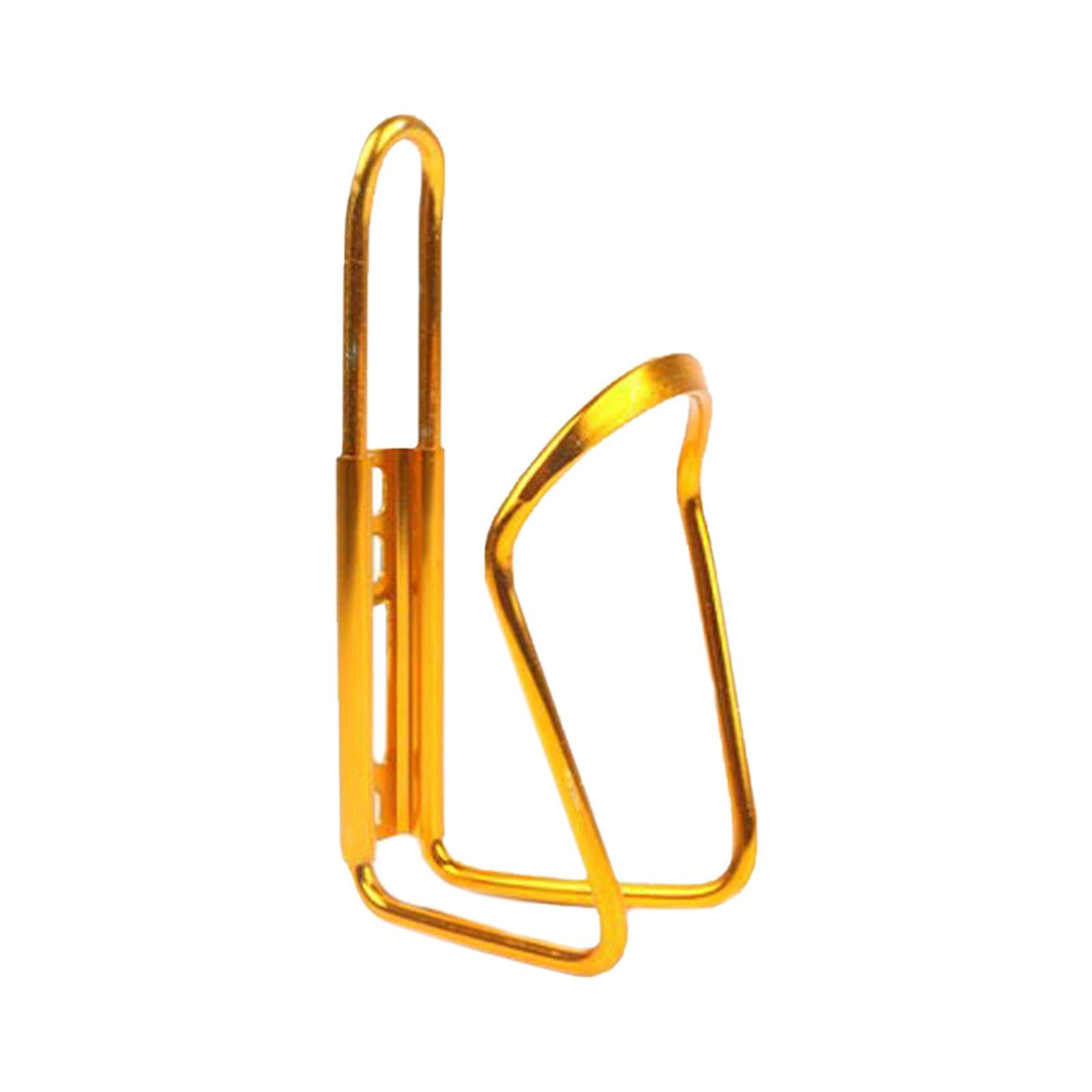 Dongzhi Gold Bottle Cages Water Bottle Cage, Aluminum Lightweight Bottle Holder Strong Drink Cup Holders Cycling Kettle For Road, Mountain And Kids Bikes