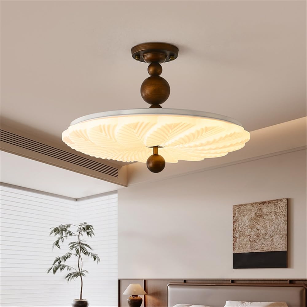 KXEcoLife Contemporary LED Ceiling Lamp Fashion Simplicity Art Living Room Restaurant Bedroom Study Children's Corridor Balcony Light ﻿ (3836A D50CM)