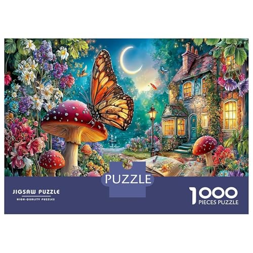Puzzle 1000 pièces Heartland Fantasy: Carton Premium, Heartland Fantasy Fleurs nébuleuse, Adultes passionnés, Stimulant, Jeu Solo, Cadeau Premium, 70x50cm​