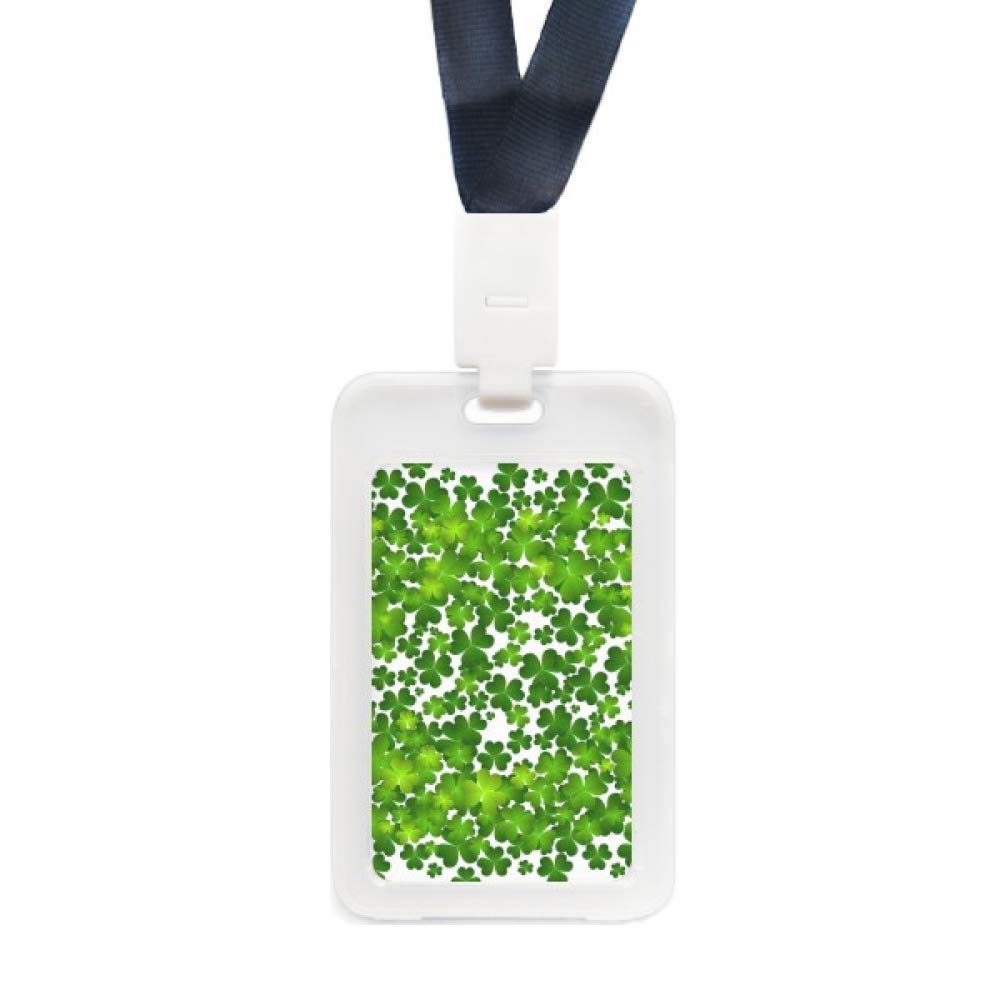 Porte-cartes de crédit transparent anti-perte trèfle à quatre feuilles pour portefeuille léger