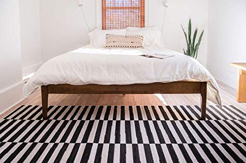 Tapete rectangular Unique Loom 275x370 cm negro/beige miniatura 3