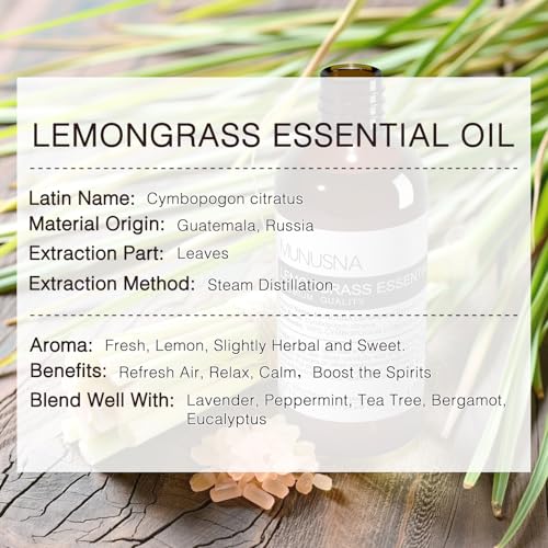 Aceite esencial de hierba limón y romero para aromaterapia miniatura 4