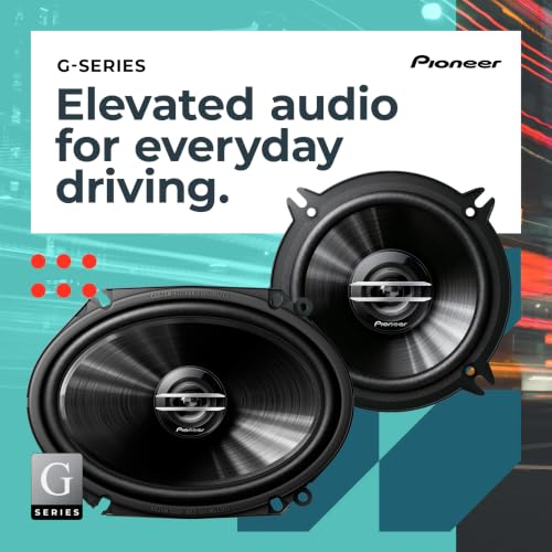 Image of Pioneer G-Series TS-G1020S 4 inch 2-Way Coaxial Car Speakers 210W Max | Great Stock Upgrade, Crisp Highs + Clear Vocals, High-Efficiency Speaker Designed for OEM Power
