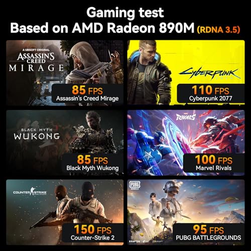 GEEKOM A9 Max AI Boost Mini PC,AMD Ryzen AI9 HX370(80Tops)32GB DDR5+1TB SSD - image 4