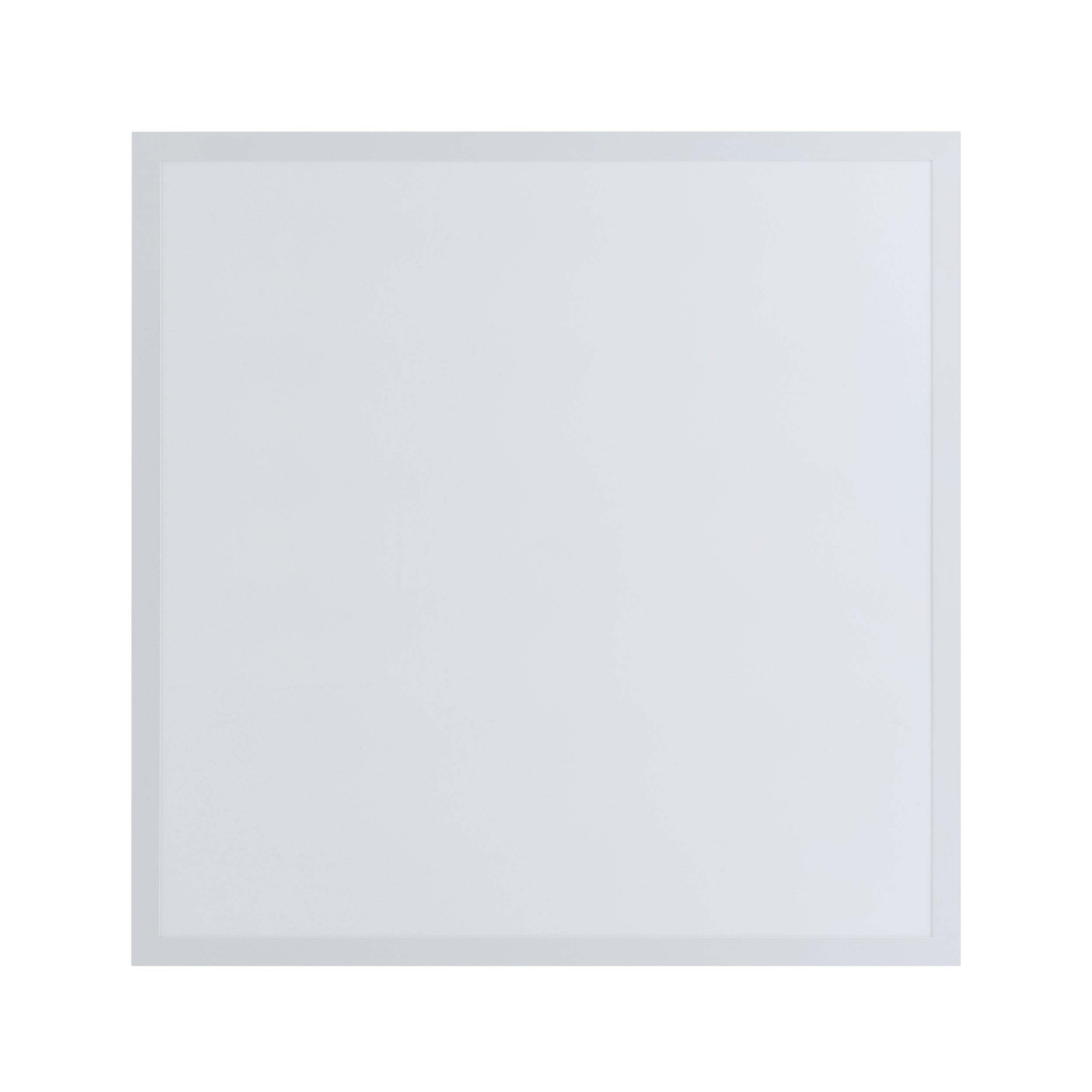 Eglo Panneau LED Rabassa, plafonnier pour plafond modulaires, lampe de | plafond pour bureau et cuisine, luminaire en aluminium et plastique blanc, blanc neutre, 60x60 cm