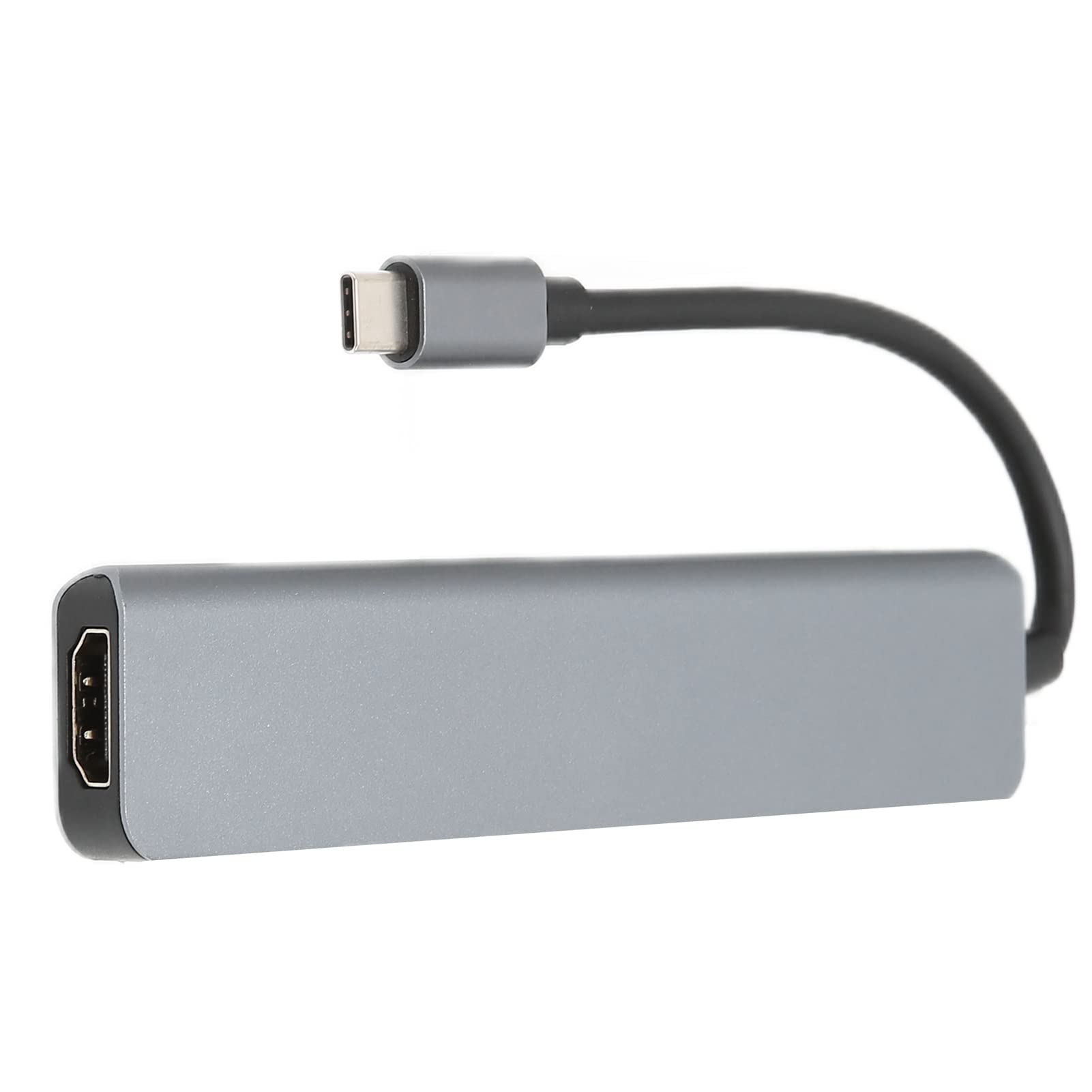 Domary Hub USB C 7 in 1, Adattatore Multiporta HDTV 4K con Ricarica