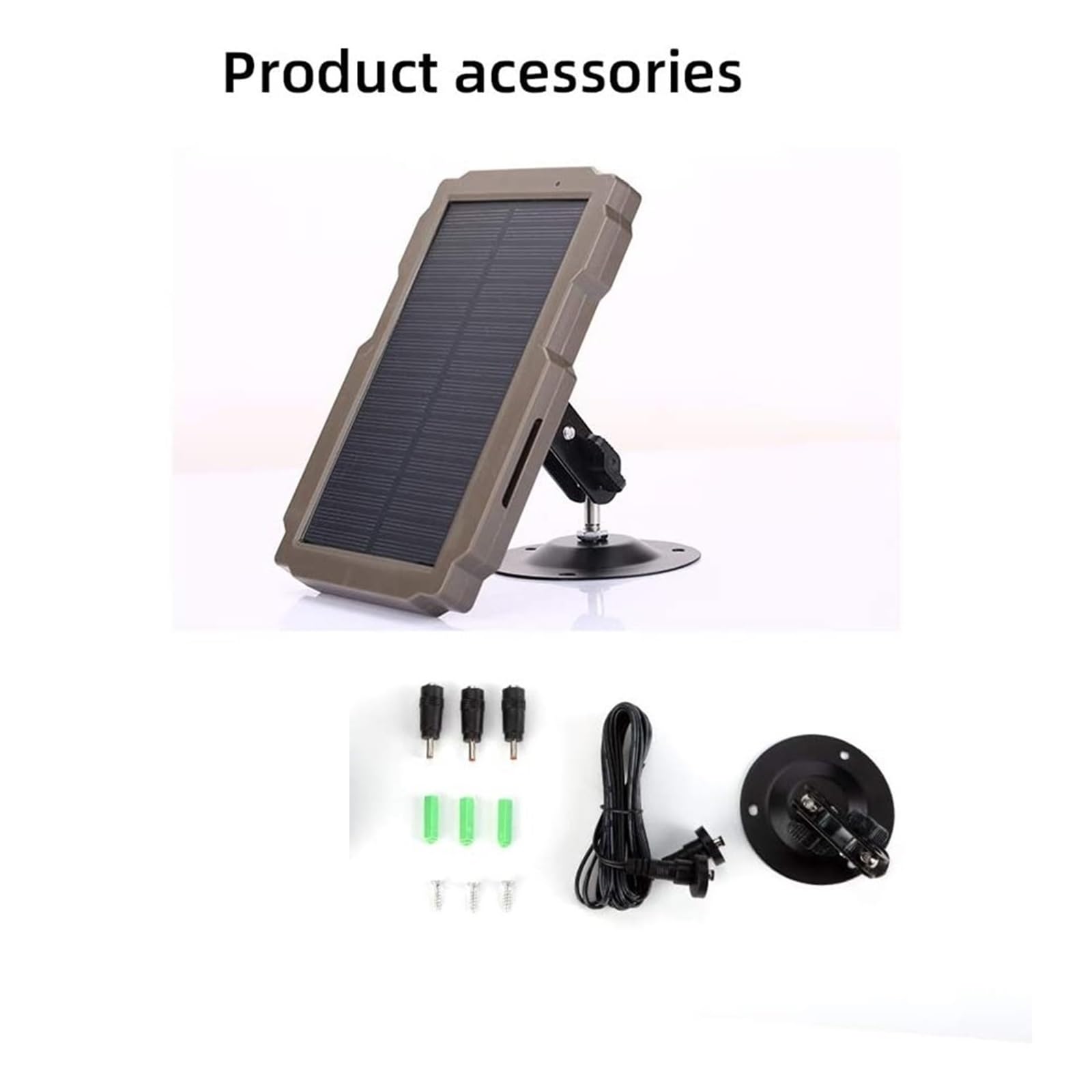 Kamera obserwacyjna, Polowanie kamera obserwacyjna zestaw paneli słonecznych 3000mAh 6V-12V akumulatorowa ładowarka słoneczna do aparatu myśliwskiego fotopułapka sprzęt