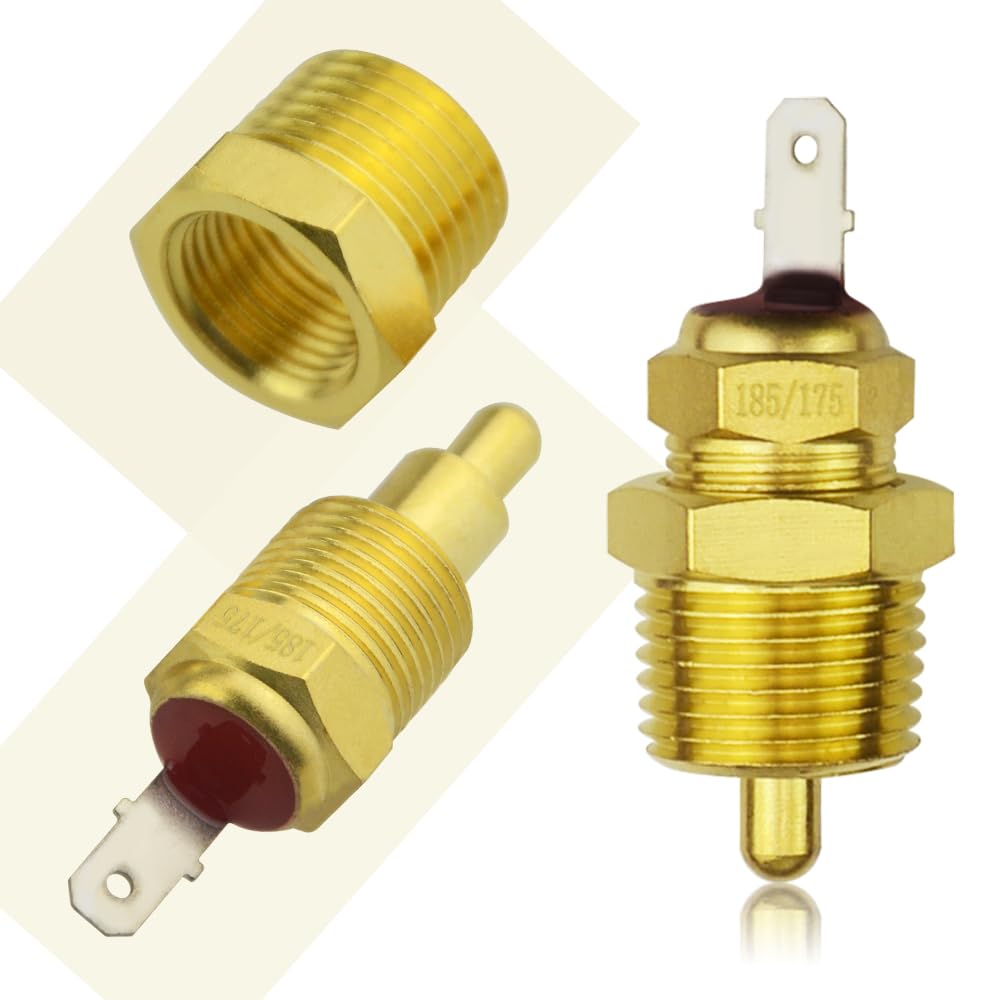 Kit cablaggio relè ventola elettrica 4 pin 40 AMP interruttore sensore temperatura 185 On 175 Off termostato ventola raffreddamento