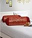 Stylo Culture Ethnic Polydupion Cylindrical Hotdog Yoga Bolster Cuscino Copre Maroon Jacquard Bordo in broccato Elefante Grande Cilindro Cuscino Covers (Set di 2) | 30x15 pollici (76x38 cm)