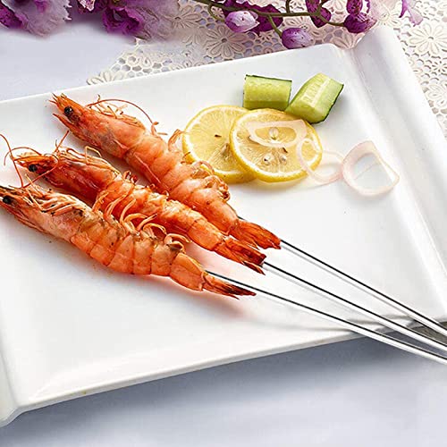 Tefola Conjunto de espetos verticais de aço inoxidável, suporte de espeto, suporte vertical de aço i