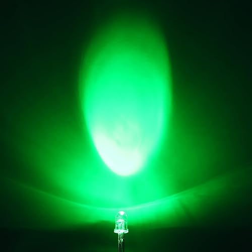 Miniatura 36 de 100 bombillas LED transparentes, diodos de emisión de luz, 0.2 pulgadas (multicolor)