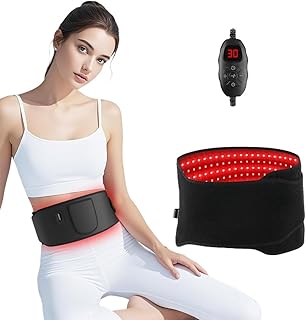 Red Light Therapy for Body, 50"x 7.5"Infrared Light Therapy Wrap Portable 660nm 850nm Red Light Therapy Belt for Back Shoulder Waist Muscle Pain Relief Health Personal Care