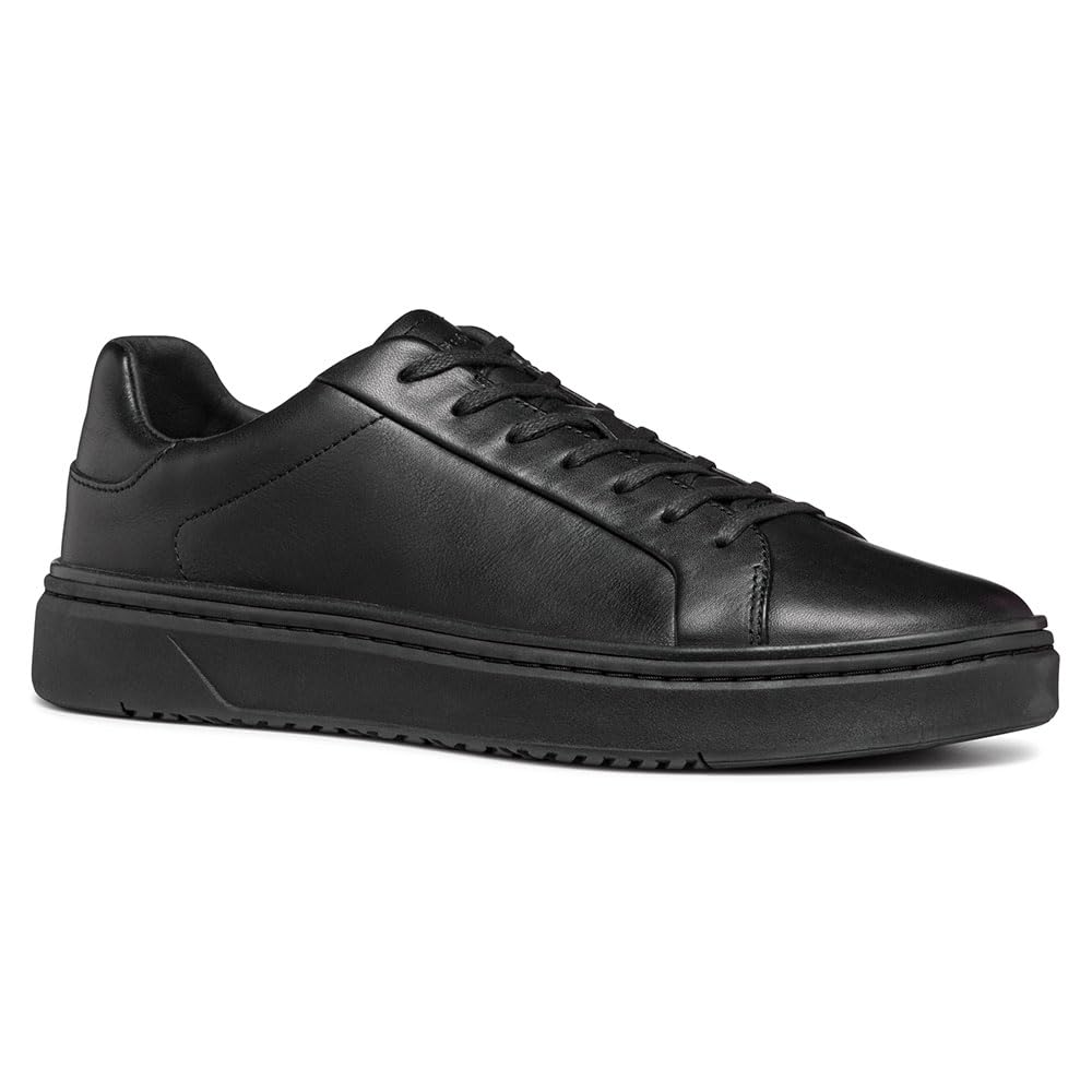 Geox Men's U Zackerty ASneaker, Black, 6.5 UK