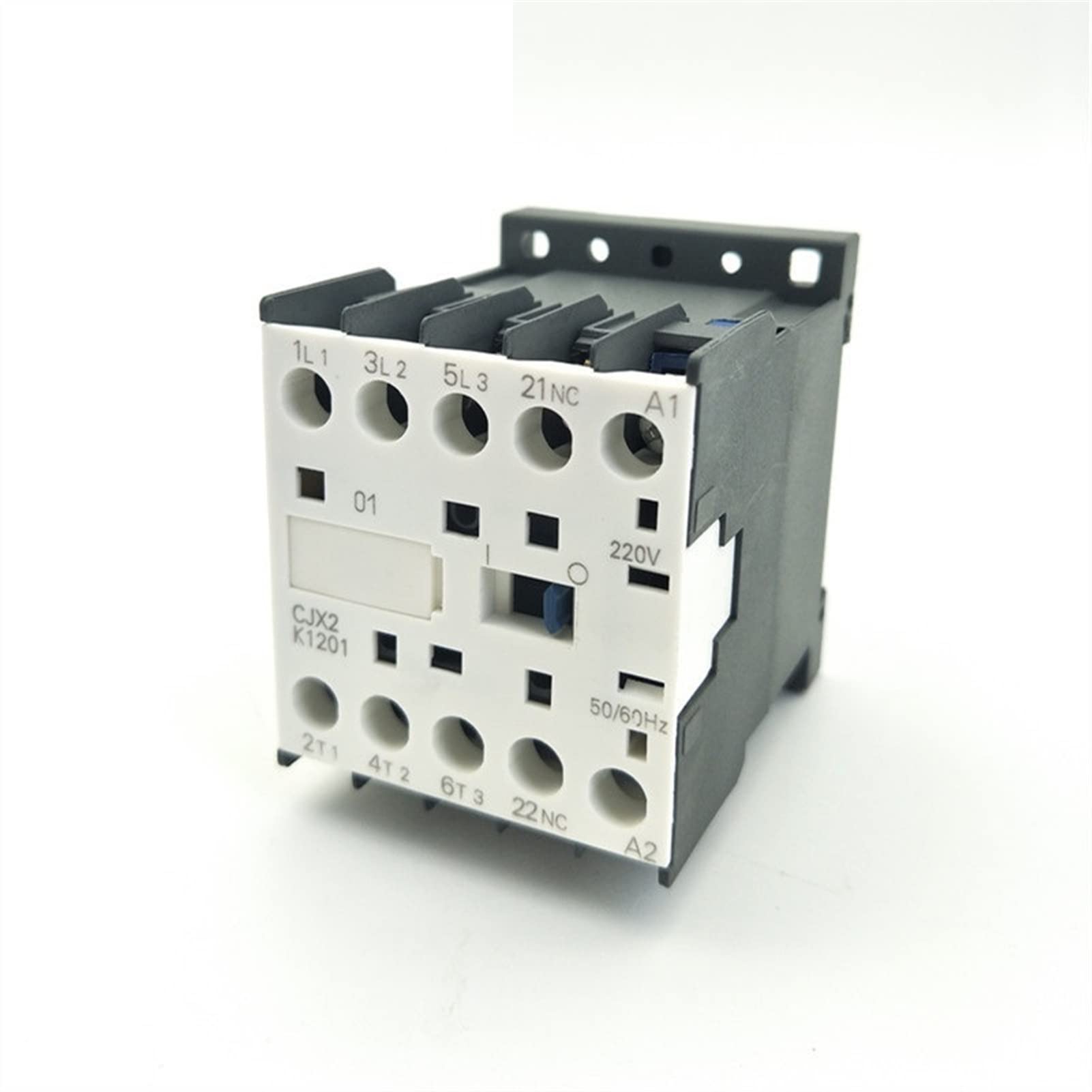 YFHGULBTK Contactor CJX2-K1201 220 volt coil 35mm DIN rail 12a THREE pole 3p 1nc ac Contactors Industrial Electrics