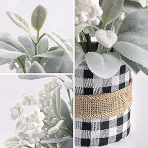 Flocked Lambs Ear Tabletop Mini Small Table Top Winter Christmas Tree,10" Artificial Little Potted for Christmas Decor, for Home Indoor Holiday. Flocked Lambs Ear Tabletop Mini Small Table Top Winter Christmas Tree10 Artificial Little Potted for Christmas Decor for Home Indoor Holiday