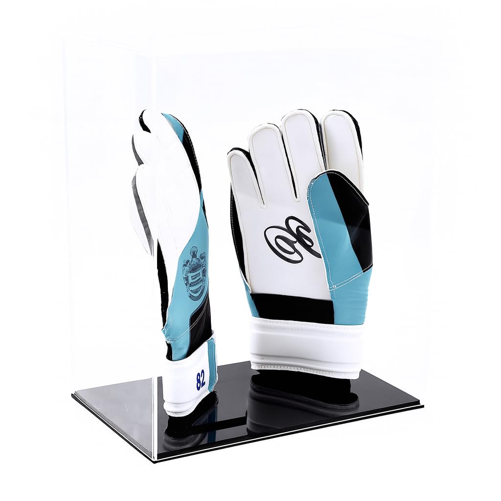 Puffin Plastics Goalkeeper Glove Display Case (With Free Inscription Plaque)