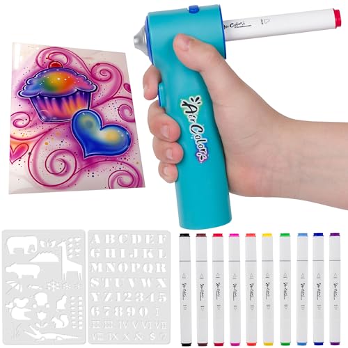 Air Color Airbrush Marker Kit for Kids