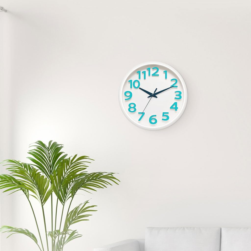 Orologio da parete Orologio al quarzo digitale tridimensionale silenzioso soggiorno semplice casa soggiorno camera da letto orologio Reloj De Pared
