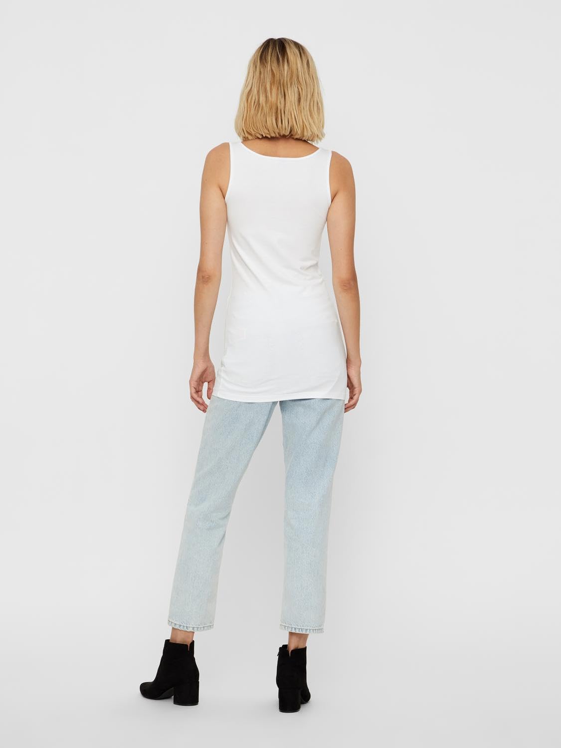 Vero Moda Vmmaxi My Soft - Canottiera Lunga, Confezione da 2 Parte Superiore Donna