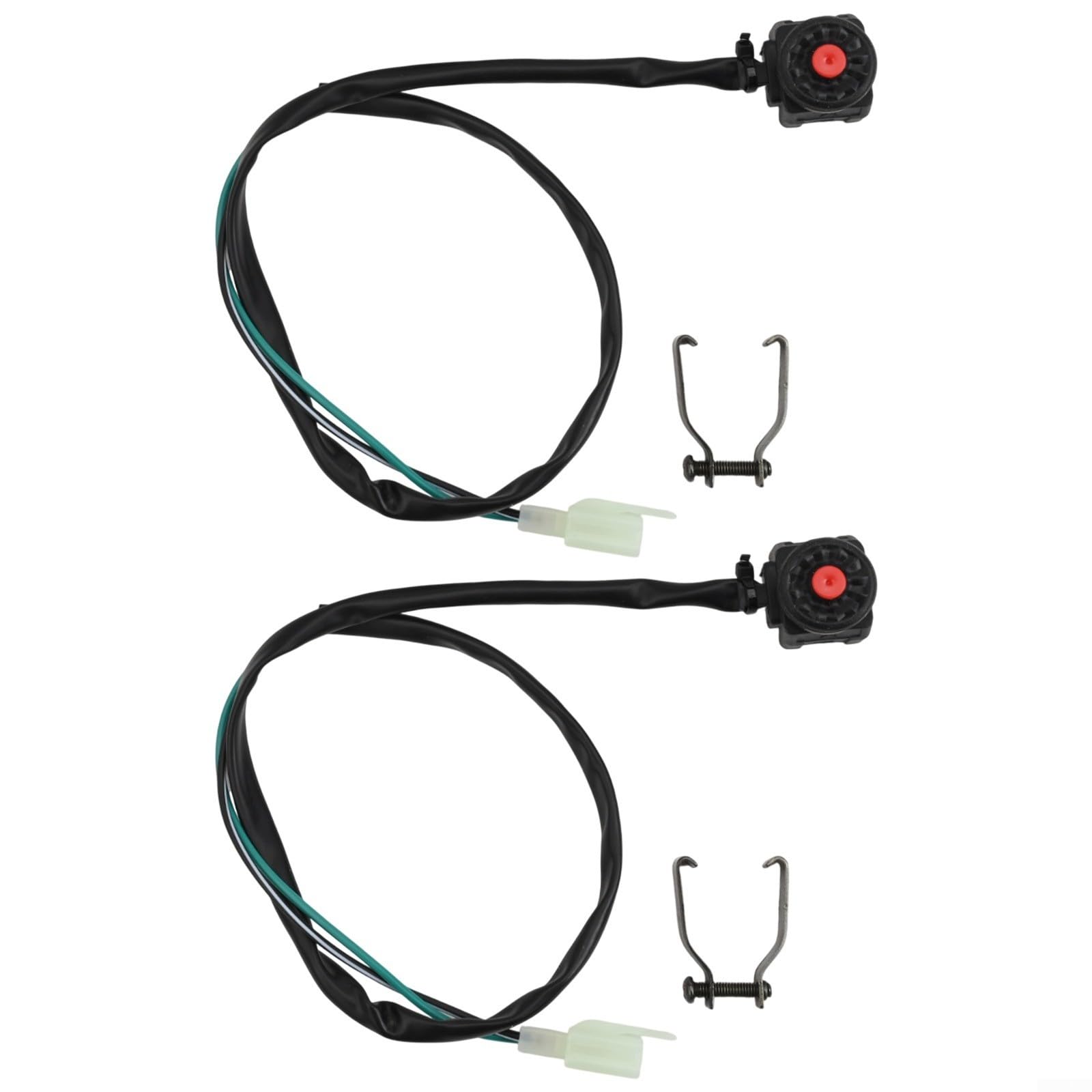 Interruttore di spegnimento per moto con pulsante di avviamento, interruttore motore, rosso