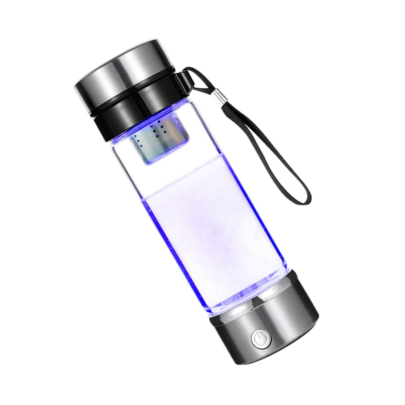 Bouteille ioniseur d'eau riche en hydrogène portable de 420 ml
